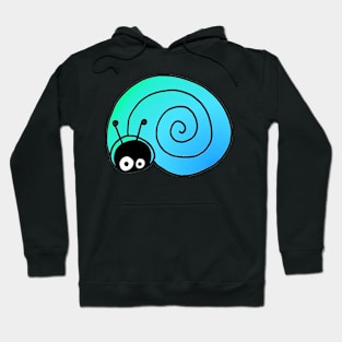 Hiding Snail Doodle Hoodie